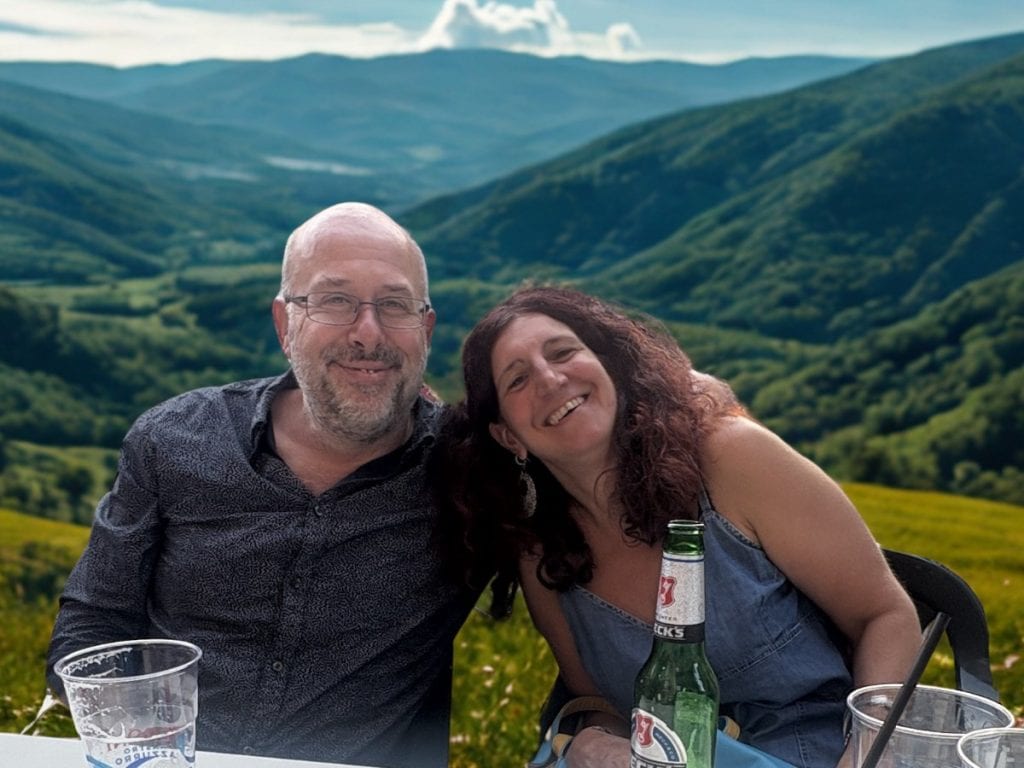 Adrian and Tiazzy, hosts at Casale di Clio