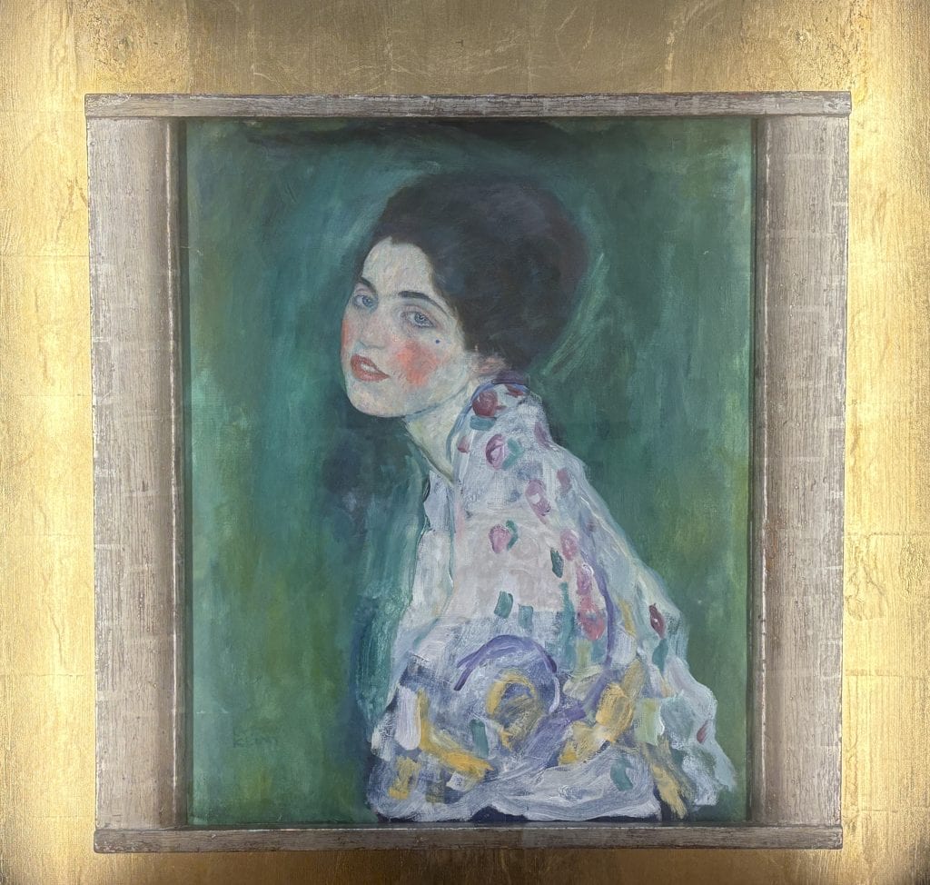 Painting by Gustav Klimt in the Galleria d’arte moderna Ricci Oddi in Piacenza