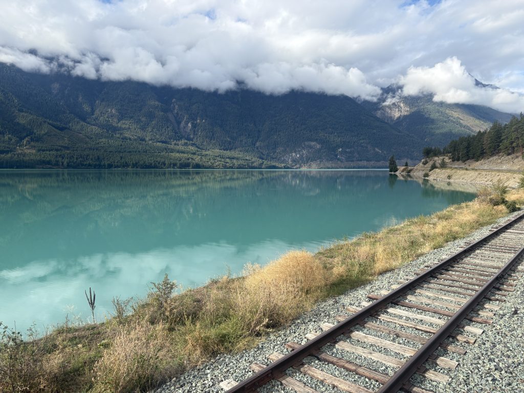 Shores of Anderson Lake en route to northern BC on the Rocky Mountaineer Rainforest to Goldrush journey