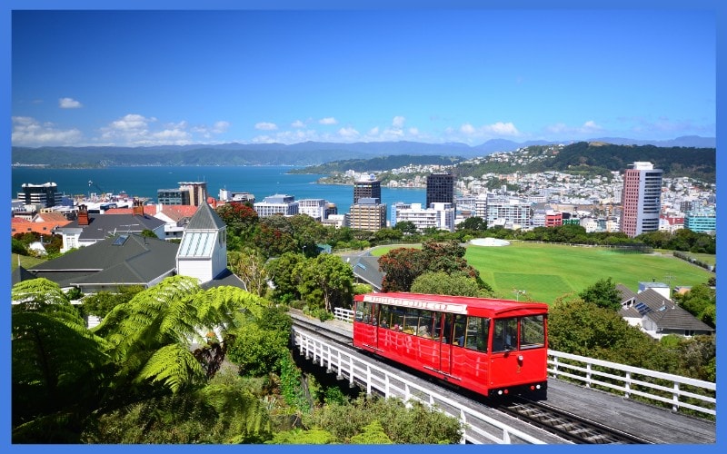 View over Wellington in New Zea;land, a great place to spend a day.