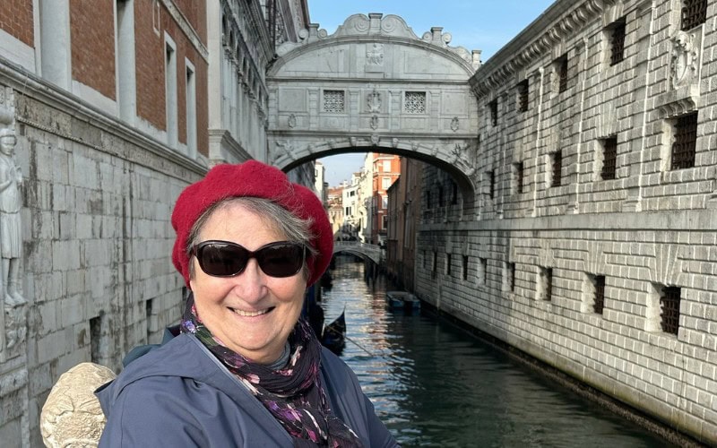 Carol Cram in Venice
