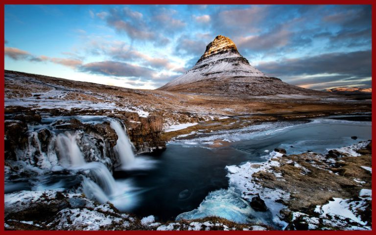 Iconic mountain in Iceland.