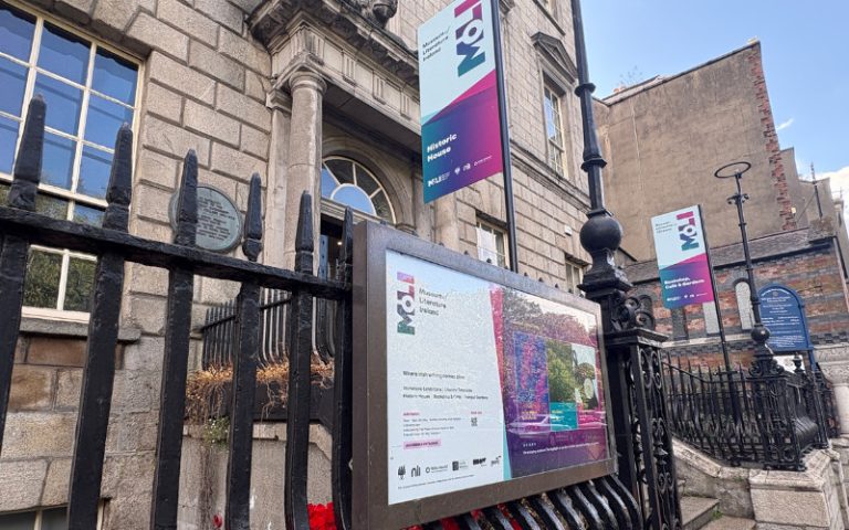 Exterior of the Museum of Literature Ireland in Dublin
