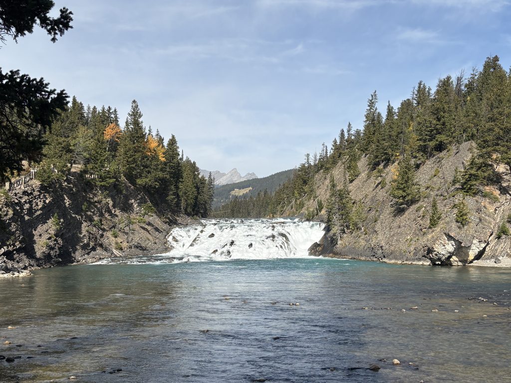 Bow Falls on the Bow River in Banff
